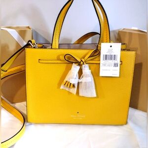 NEW Kate Spade Sunflower Yellow Satchel
